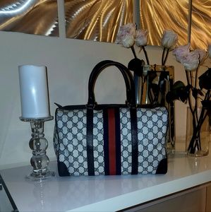 Authentic Vintage Gucci Boston Bag